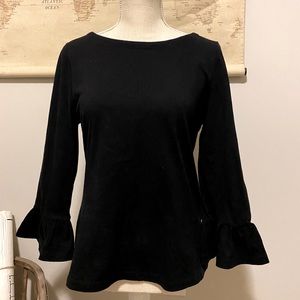 Kate Spade black blouse size medium